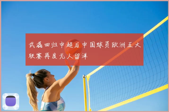 武磊回归中超后中国球员欧洲五大联赛再度无人留洋